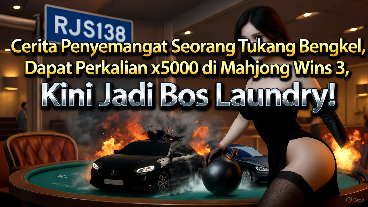 Cerita Penyemangat Seorang Tukang Bengkel, Dapat Perkalian x5000 di Mahjong Wins 3, Kini Jadi Bos Laundry!